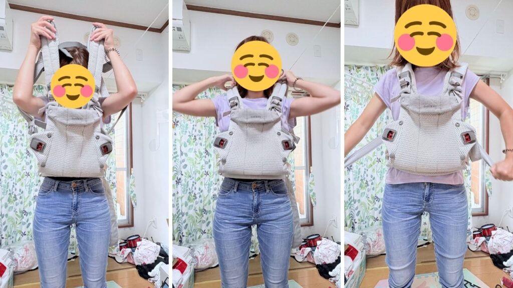ベースの装着方法の画像
