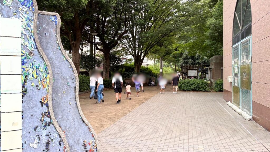 アスレチックの入り口