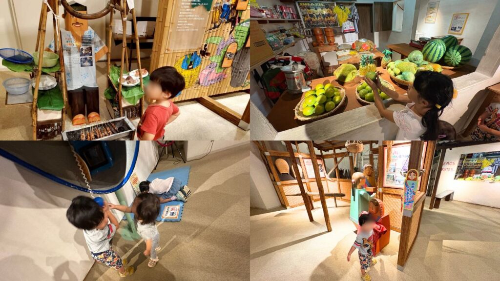 子どもの国際平和展示室内お店やさんの画像