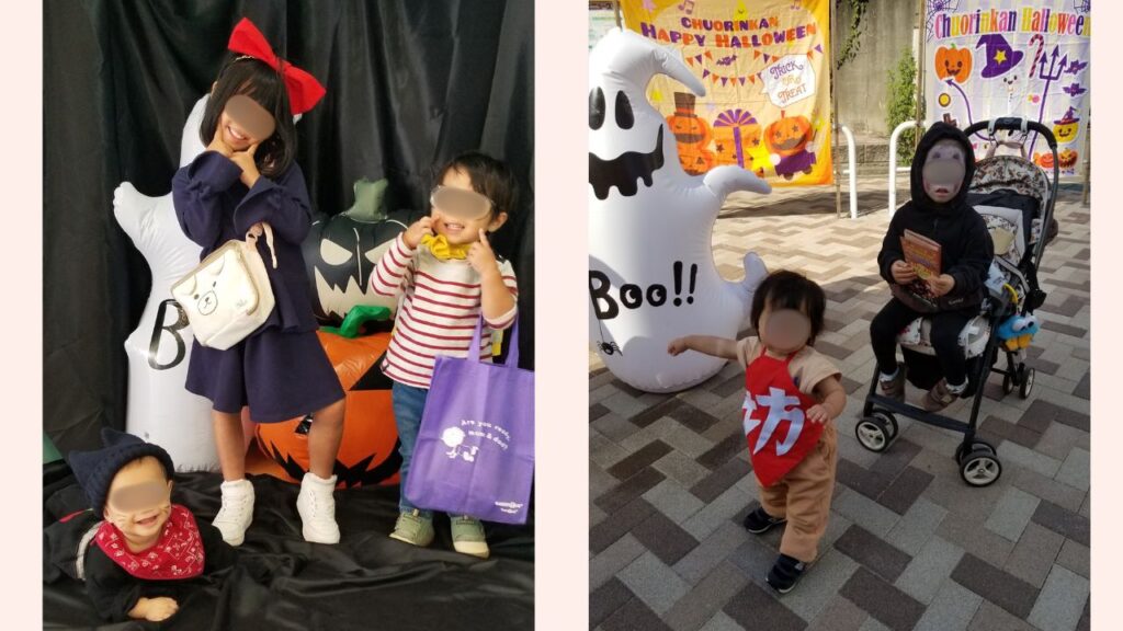 実際にハロウィンフェスティバルに参加した時の画像