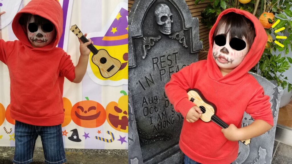 大賞を受賞したミゲルの仮装画像