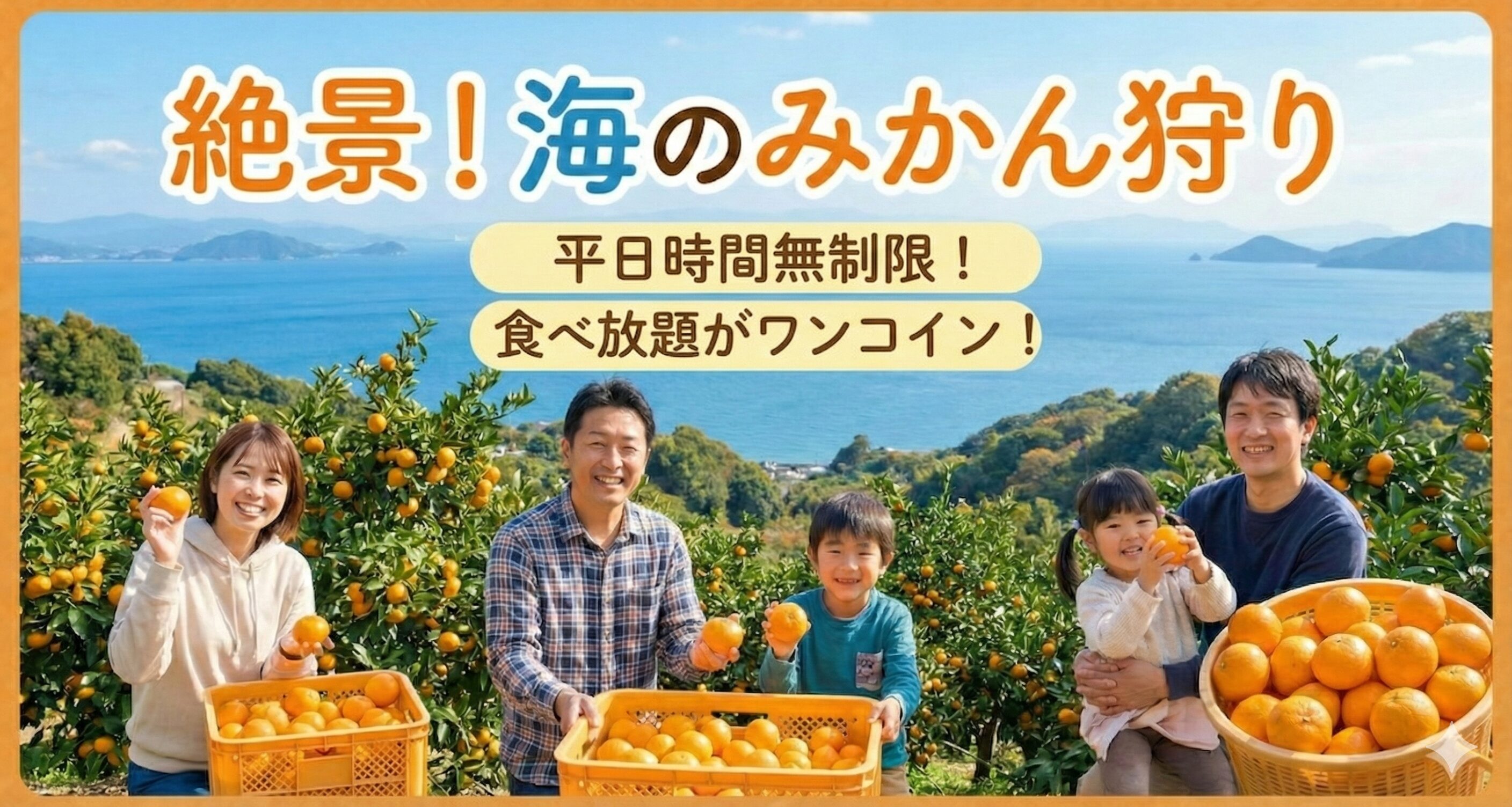 小田原オーランジェ・ガルデンみかん狩り